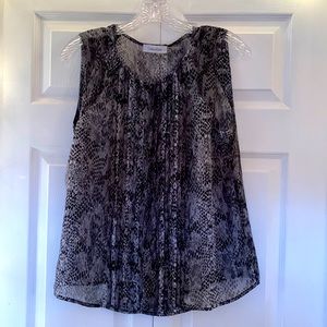 Calvin Klein snakeskin blouse